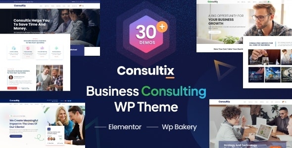 Consultix - Tema WordPress de Consultoria Empresarial